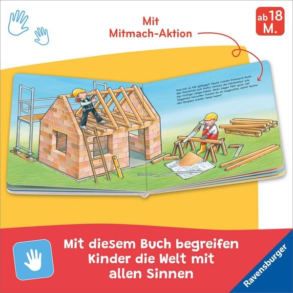 Produktbild: Fahr mit dem Bagger! Mein Baustellen-Mitmachbuch