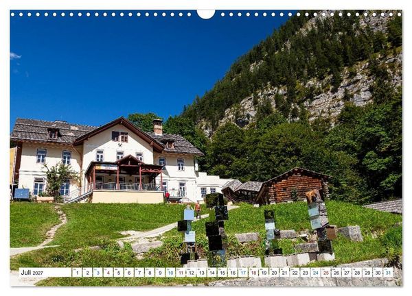 Produktbild: Hallstatt und der Hallst&auml;tter See (Wandkalender 2027 DIN A3 quer), CALVENDO Monatskalender