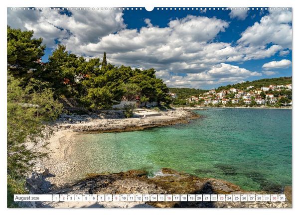 Produktbild: Kroatien - Welterbe Trogir (Wandkalender 2026 DIN A2 quer), CALVENDO Monatskalender