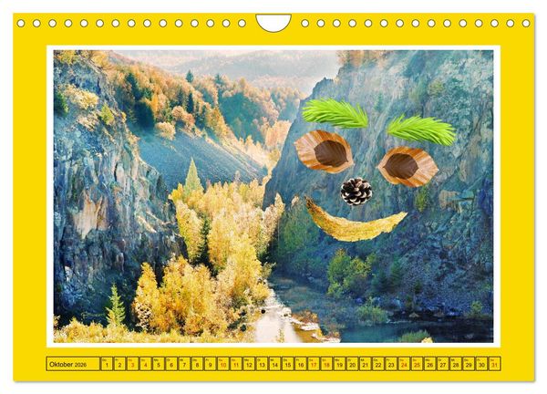 Produktbild: L&auml;cheln in Landschaften (Wandkalender 2026 DIN A4 quer), CALVENDO Monatskalender