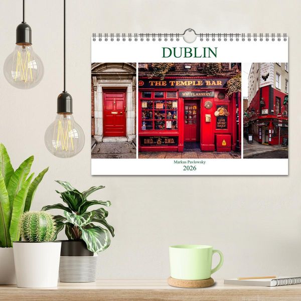 Produktbild: Dublin (Wandkalender 2026 DIN A4 quer), CALVENDO Monatskalender