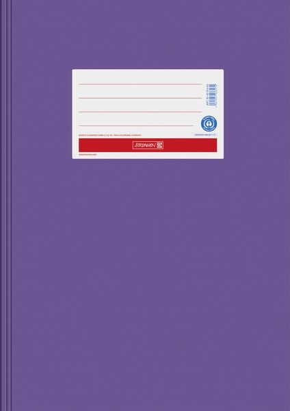 Produktbild: Brunnen Hefth&uuml;lle A4, Papier extrastark, violett