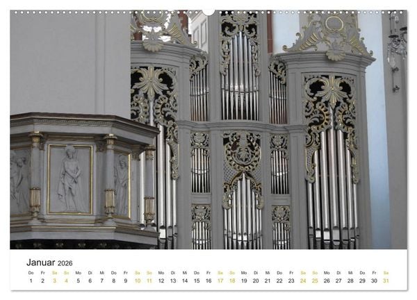 Produktbild: Fantastische Welt der Orgeln (hochwertiger Premium Wandkalender 2026 DIN A2 quer), Kunstdruck in Hochglanz