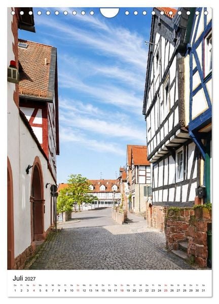 Produktbild: Gelnhausen Stadt vertikal (Wandkalender 2027 DIN A4 hoch), CALVENDO Monatskalender