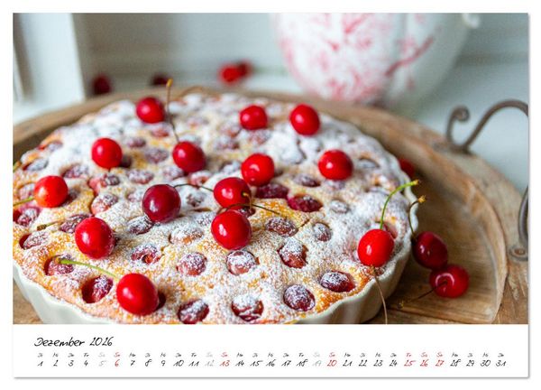 Produktbild: Kirschen aus dem Garten &ndash; Erntekalender (Wandkalender 2026 DIN A2 quer), CALVENDO Monatskalender
