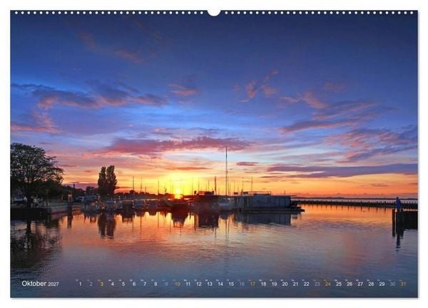 Produktbild: YACHTH&Auml;FEN AN DER OSTSEE (Wandkalender 2027 DIN A2 quer), CALVENDO Monatskalender