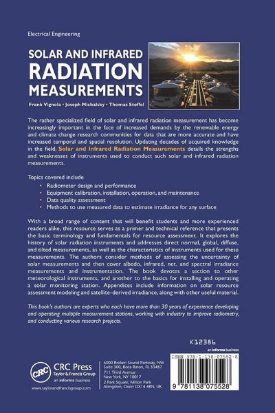 Produktbild: Solar and Infrared Radiation Measurements