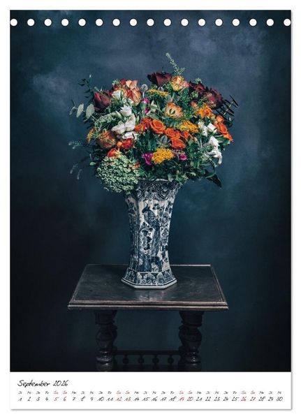 Produktbild: Blumen Bouquet (Tischkalender 2026 DIN A5 hoch), CALVENDO Monatskalender