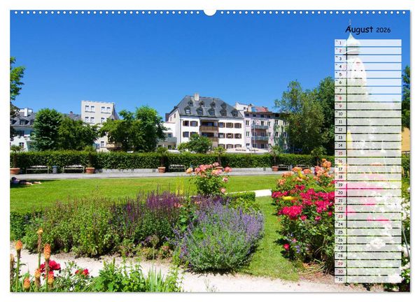 Produktbild: Eine Perle Oberbayerns - Rosenheim (Wandkalender 2026 DIN A2 quer), CALVENDO Monatskalender