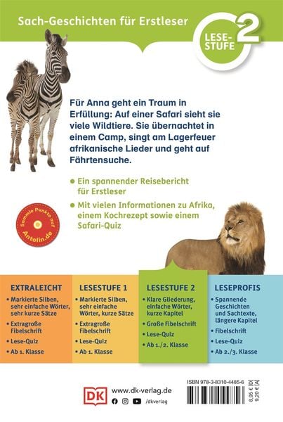 Produktbild: SUPERLESER! Annas Safari-Tagebuch