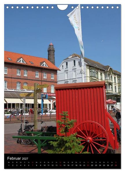 Produktbild: Borkum (Wandkalender 2027 DIN A4 hoch), CALVENDO Monatskalender