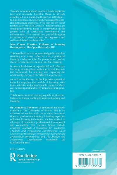 Produktbild: A Handbook of Reflective and Experiential Learning