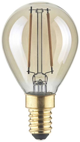 Produktbild: LightMe LM85053 LED E14 Tropfenform 2.5W Bernstein (&Oslash; x L) 45mm x 80mm 1St.