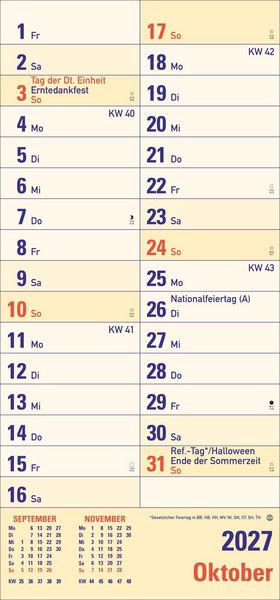 Produktbild: Gro&szlig;druck Planer 2027