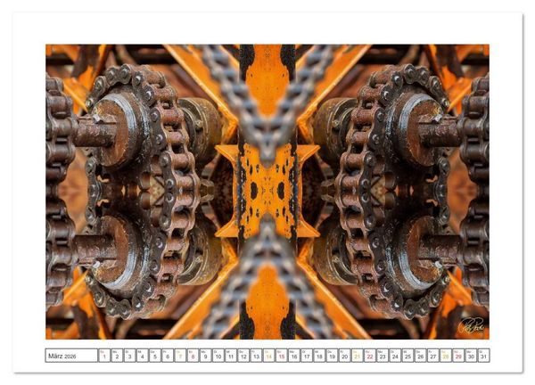 Produktbild: Faszination Spiegelung - Industrie und Technik (Wandkalender 2026 DIN A3 quer), CALVENDO Monatskalender
