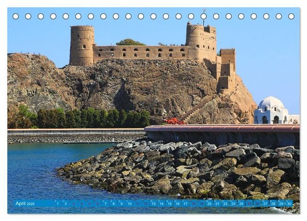 Produktbild: Unterwegs im Weihrauchland Oman (Tischkalender 2026 DIN A5 quer), CALVENDO Monatskalender