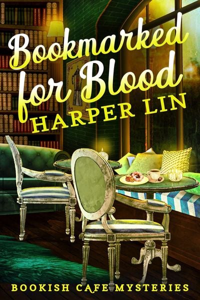 Produktbild: Bookmarked for Blood (A Bookish Cafe Mystery, #5)