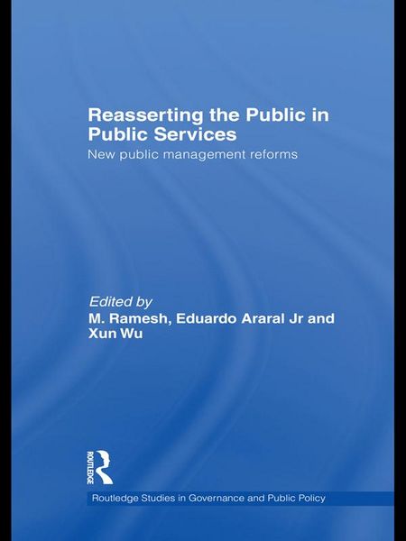 Produktbild: Reasserting the Public in Public Services