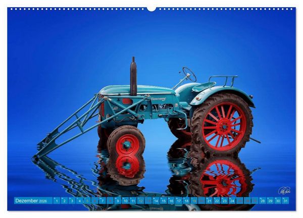 Produktbild: Traktor - Oldtimer (hochwertiger Premium Wandkalender 2026 DIN A2 quer), Kunstdruck in Hochglanz