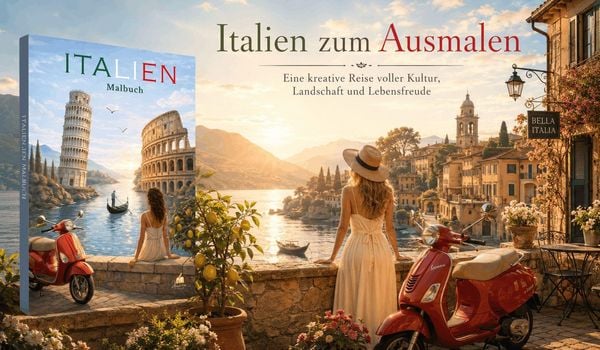 Produktbild: ITALIEN Malbuch f&uuml;r Erwachsene mit 50 wundersch&ouml;nen Ausmalmotiven