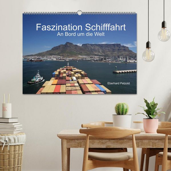 Produktbild: Faszination Schifffahrt &ndash; An Bord um die Welt (Wandkalender 2026 DIN A2 quer), CALVENDO Monatskalender