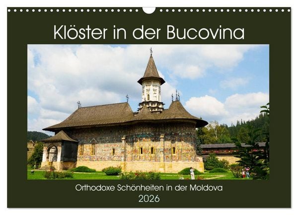 Klöster in der Bucovina (Wandkalender 2026 DIN A3 quer), CALVENDO Monatskalender