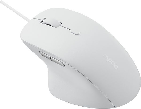 Produktbild: RAPOO N500Silent.WHITE Wired Optical Mouse