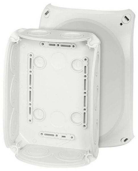 Hensel 62000008 Abzweigkasten (B x H) 180mm x 130mm Lichtgrau (RAL 7035) IP66 1St.