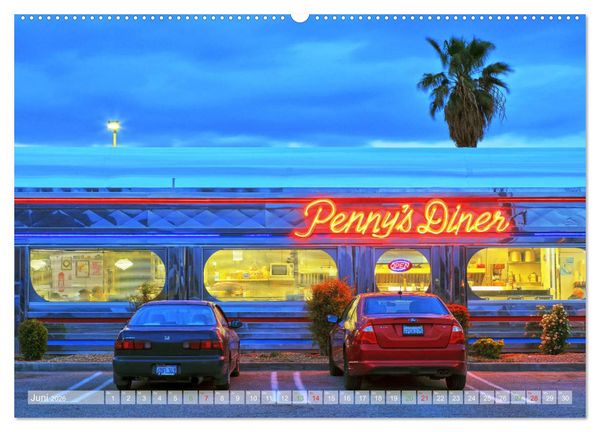 Produktbild: American Diner - es gibt sie noch (hochwertiger Premium Wandkalender 2026 DIN A2 quer), Kunstdruck in Hochglanz