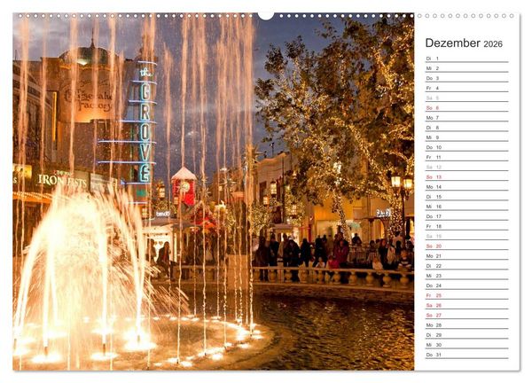 Produktbild: Los Angeles - Kalifornien (hochwertiger Premium Wandkalender 2026 DIN A2 quer), Kunstdruck in Hochglanz