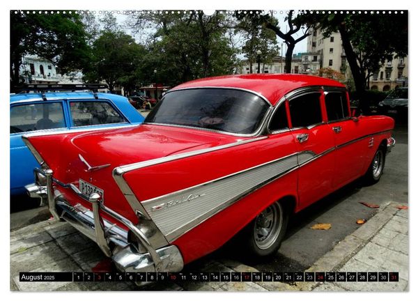 Produktbild: Auto-Legenden Chevrolet Bel Air (hochwertiger Premium Wandkalender 2025 DIN A2 quer), Kunstdruck in Hochglanz