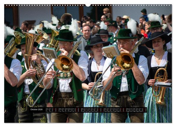 Produktbild: Maibaum aufstellen (Wandkalender 2026 DIN A2 quer), CALVENDO Monatskalender