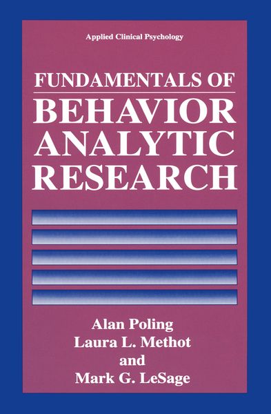 Produktbild: Fundamentals of Behavior Analytic Research