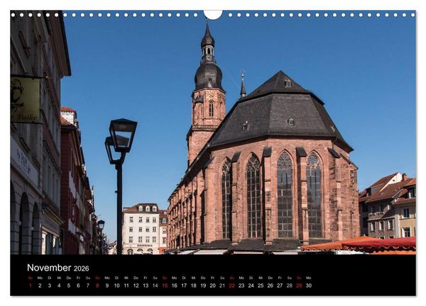 Produktbild: Heidelberger Stadtansichten (Wandkalender 2026 DIN A3 quer), CALVENDO Monatskalender