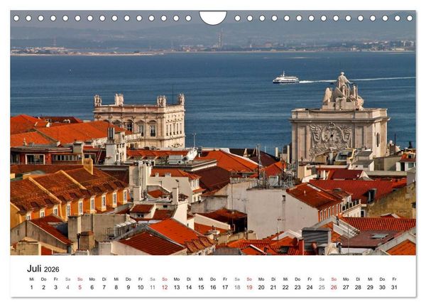 Produktbild: Lissabon Highlights von Petrus Bodenstaff (Wandkalender 2026 DIN A4 quer), CALVENDO Monatskalender