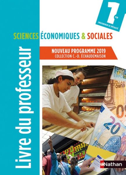 Produktbild: Sciences Economiques & Sociales 1re Livre Professeur - 2019