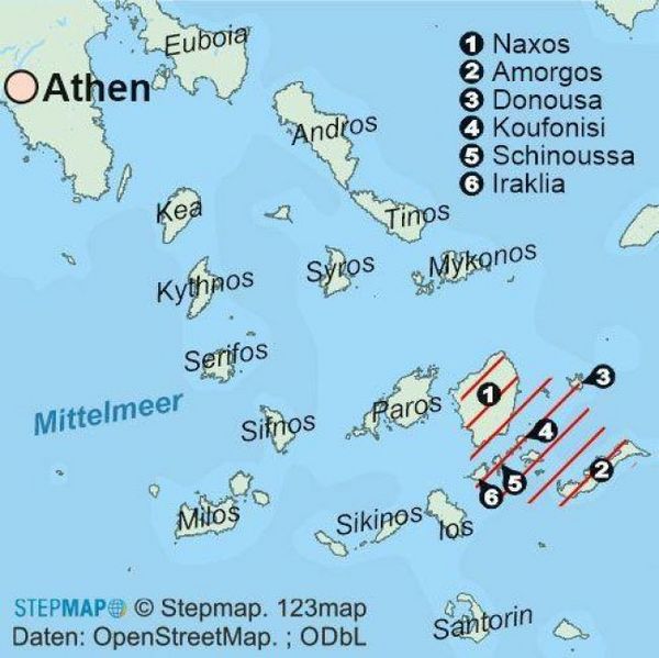Produktbild: Kykladen 28 Touren auf Naxos, Amorgos und den Kleinen Kykladen