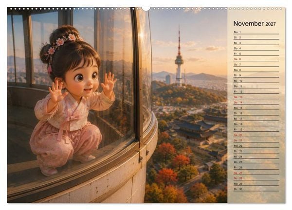 Produktbild: Kleine Tr&auml;ume in Korea (hochwertiger Premium Wandkalender 2027 DIN A2 quer), Kunstdruck in Hochglanz