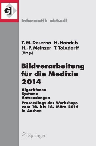 Produktbild: Bildverarbeitung f&uuml;r die Medizin 2014