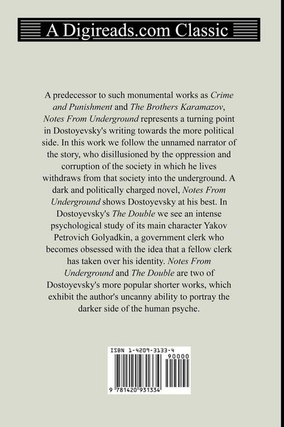 Produktbild: Notes from Underground and the Double