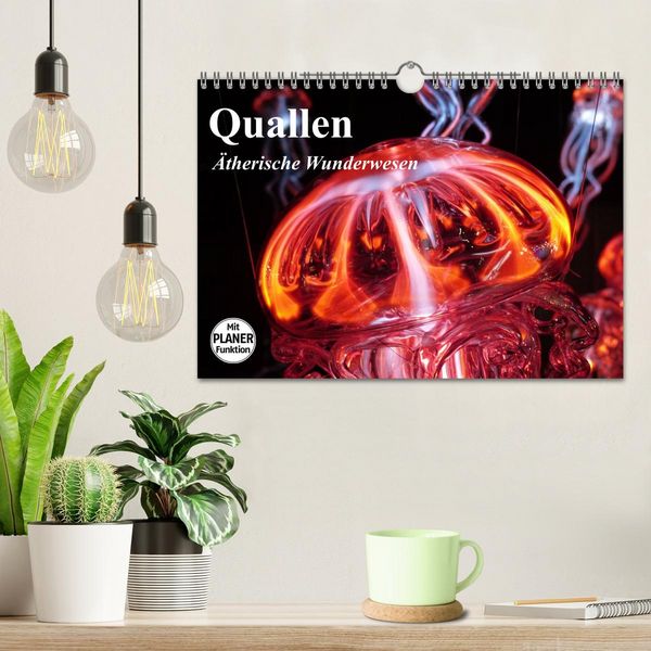 Produktbild: Quallen. &Auml;therische Wunderwesen (Wandkalender 2026 DIN A4 quer), CALVENDO Monatskalender