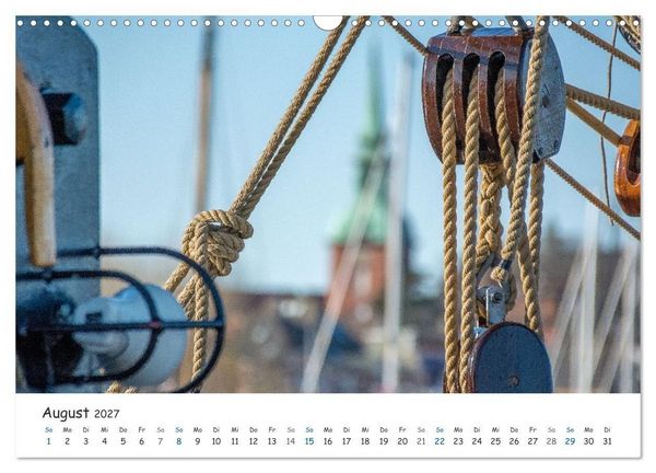 Produktbild: Mit Segel, Rah und Gaffel (Wandkalender 2027 DIN A3 quer), CALVENDO Monatskalender