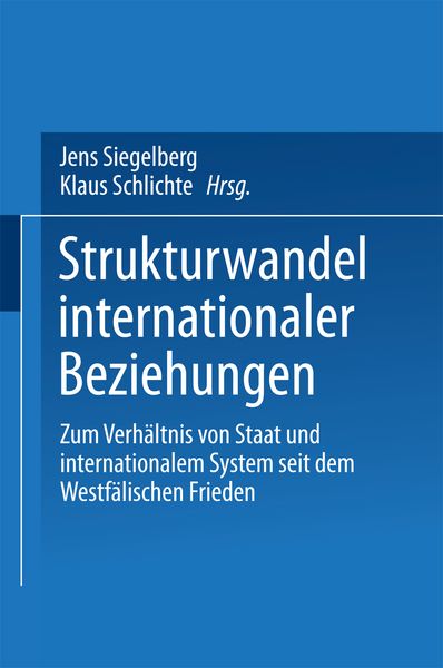 Produktbild: Strukturwandel internationaler Beziehungen