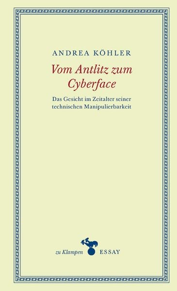 Produktbild: Vom Antlitz zum Cyberface