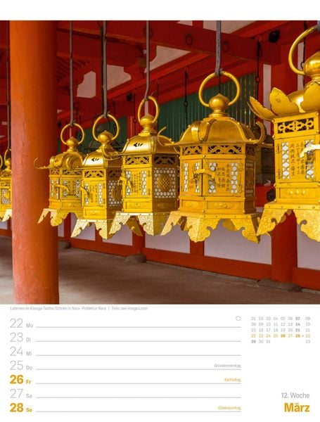 Produktbild: Japan Wochenplaner Kalender 2027 | Das Land der aufgehenden Sonne