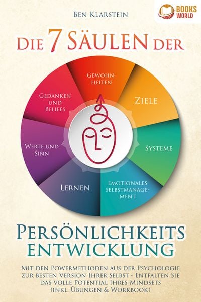Produktbild: Die 7 S&auml;ulen der Pers&ouml;nlichkeitsentwicklung: Mit den Powermethoden aus der Psychologie zur besten Version Ihrer Selbst - Entfalten Sie das volle Potential Ihres Mindsets (inkl. &Uuml;bungen & Workbook)
