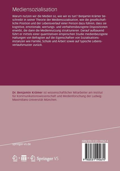 Produktbild: Mediensozialisation