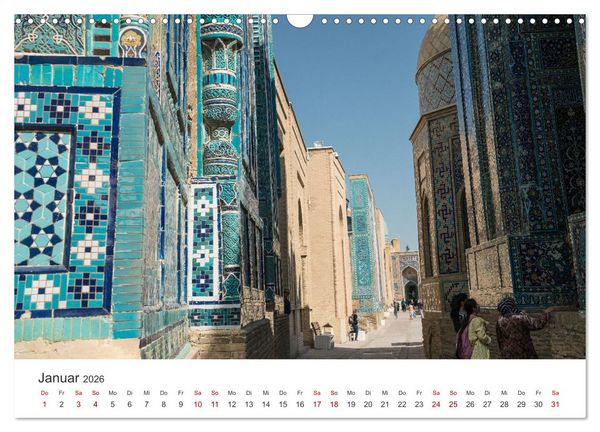 Produktbild: Usbekistan (Wandkalender 2026 DIN A3 quer), CALVENDO Monatskalender