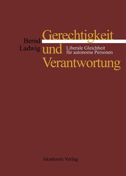Produktbild: Gerechtigkeit und Verantwortung