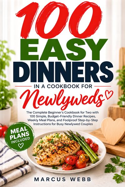 Produktbild: 100 Easy Dinners in a Cookbook for Newlyweds